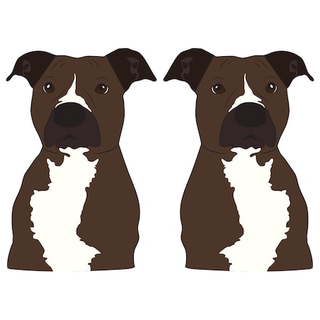 Signmission Pit Bull Terrier Dog Decal, Dog Lover Decor Vinyl Sticker D-18-Pit Bull Terrier